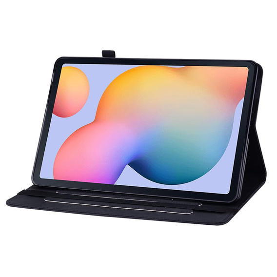 Obal na mobil pre Samsung Galaxy Tab S6 Lite, Wallet Pen Slot, čierne