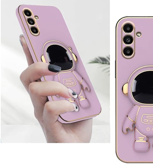 Obal na mobil pre Samsung Galaxy A36 5G, Astronaut, fialové