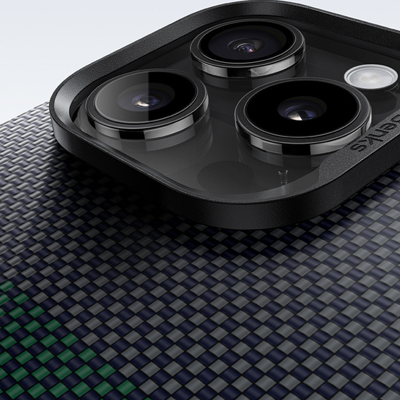 BENKS Kevlar Magnetic Armor Air Aurora 600D SA65 puzdro pre MagSafe pre iPhone 16 Pro