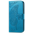 Klapkové puzdro pre Motorola Moto G32, Butterfly, modré