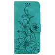 Klapkové puzdro pre Oppo A60, Lily Flower, zelený
