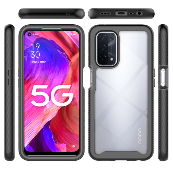 Puzdro pre OPPO A54 5G/A74 5G, Shockproof, s fóliou, modré