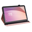 Puzdro s chlopňou pre Lenovo Tab M9, flower, ružové rose gold