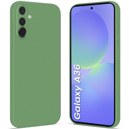 Obal na mobil pre Samsung Galaxy A36 5G, Silicone Lite, zelený