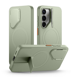 Puzdro pre Samsung Galaxy S25+ Plus, Suritch Shockproof, pre MagSafe, zelený