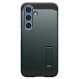 Puzdro Spigen pre Samsung Galaxy S25+ Plus, Tough Armor Mag MagSafe, zelený + tvrdené sklo 9H