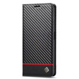 Flipové puzdro pre Xiaomi Redmi Note 13 Pro 4G / Xiaomi Redmi Note 14S / Xiaomi Poco M6 Pro 4G, Carbon LC.IMEEKE, čierne