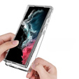 Puzdro pre Samsung Galaxy S23 Ultra, Shockproof, s fóliou, priehľadné