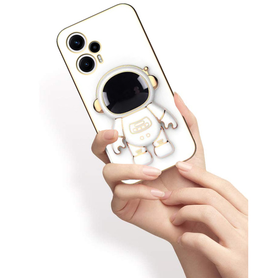 Obal na mobil pre Xiaomi Poco F5, Astronaut, biele
