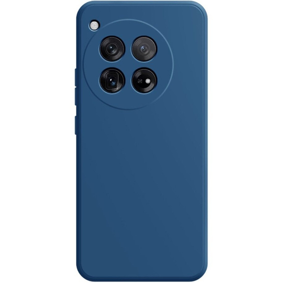 Obal na mobil pre OnePlus 12 5G, Silicone Lite, tmavomodré