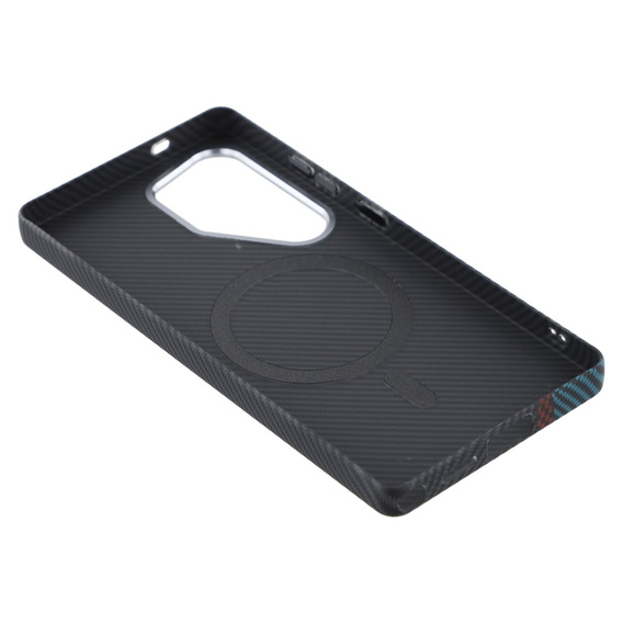 Puzdro pre Samsung S25 Ultra, Carbon Fiber MagSafe, čierna / modrá