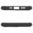 Puzdro Spigen pre iPhone 16E, Rugged Armor MagSafe, čierne + tvrdené sklo 9H