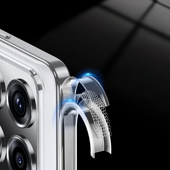 Puzdro pre Xiaomi 14T, Fusion Hybrid, pre MagSafe, priehľadné
