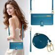 Klapkové puzdro pre Honor Magic 7 Lite, Wallet Zipper Pocket, modré
