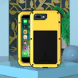 Love Mei Obal na mobil pre iPhone 8 Plus/7 Plus, armored with glass, žlté
