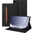Puzdro pre Samsung Galaxy Tab A9, Classic, s priestorom pre stylus, čierne