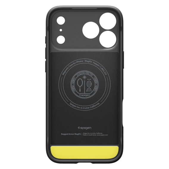 Puzdro Spigen Rugged Armor MagSafe pre iPhone 17 Pro, matná čierna