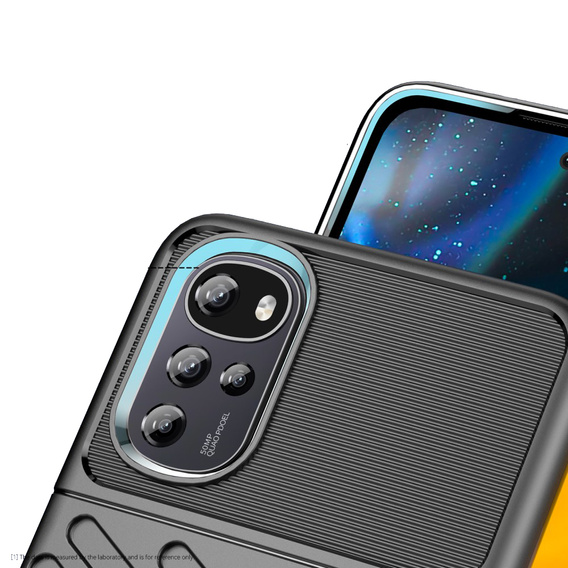 Obal na mobil pre Motorola Moto G22, Thunder, čierne