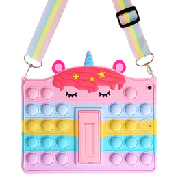 Detské puzdro pre iPad 9.7" 2018/2017 (6/5 gen.), bublinkové, viacfarebné