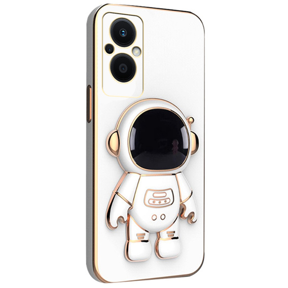 Obal na mobil pre Oppo Reno7 Lite 5G, Astronaut, biele