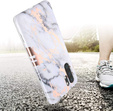 Obal na mobil pre Huawei P30 Pro, Suritch Full Body Marble, biele