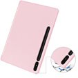 Puzdro pre Samsung Galaxy Tab S10+ Plus, Smartcase s priestorom pre stylus, ružové