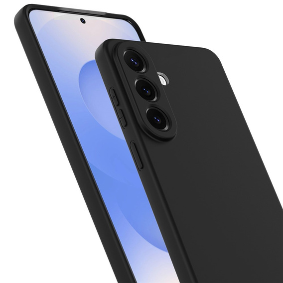 Silikónové puzdro Lite Case pre MagSafe pre Samsung Galaxy A57 5G, čierne