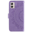 Klapkové puzdro pre Motorola Moto G53 5G, Mandala, fialové