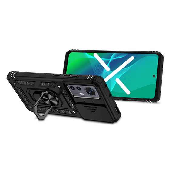Obal na mobil pre Xiaomi 12 / 12X, CamShield Slide, modré