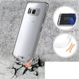 Obal na mobil pre Samsung Galaxy S8 Plus, Fusion Hybrid, priehľadné
