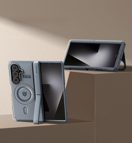 Dexnor Magnetické pancierované puzdro s dvojitou základňou pre Samsung Galaxy Z Fold7