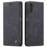 CASEME puzdro pre Samsung Galaxy A04S / A13 5G, Leather Wallet Case, čierne