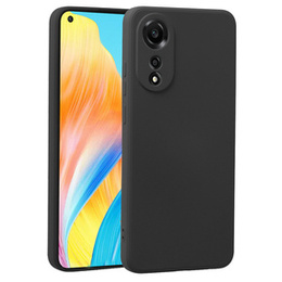 Obal na mobil pre Oppo A78 4G, Silicone Lite, čierne