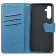 Klapkové puzdro pre Samsung Galaxy M34 5G, Butterfly, modré