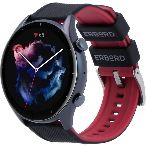 ERBORD Univerzálny 22 mm silikónový remienok