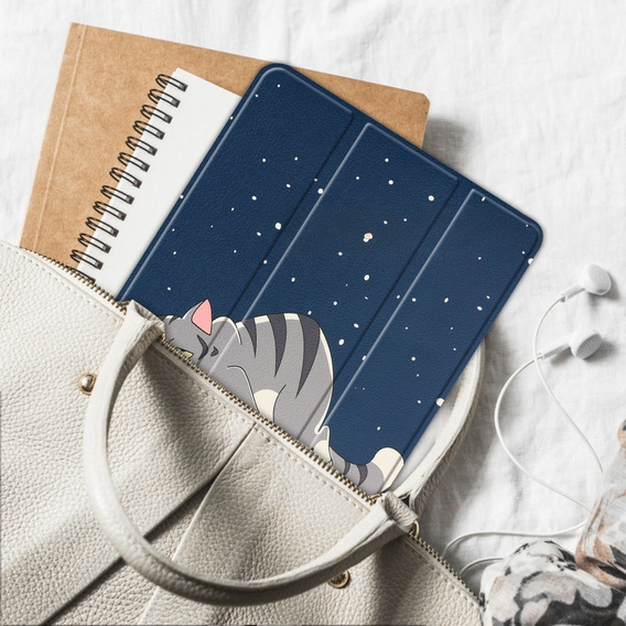 Puzdro pre Lenovo Tab M9, Smartcase, sleeping cat