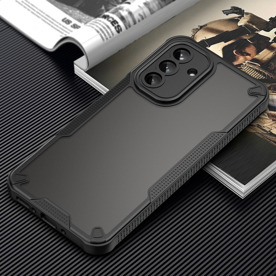 Obal na mobil pre Samsung Galaxy A26, Armor Frosted Case, čierne