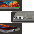 Puzdro pre Samsung Galaxy S25 Edge, Kickstand Matt Case, pre MagSafe, titánovo šedá