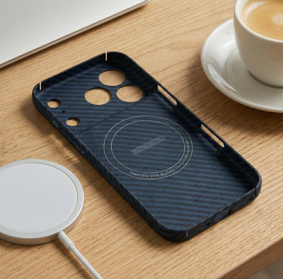 ERBORD Plne kevlarové puzdro MagSafe pre iPhone 17 Pro Max