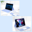 Puzdro + klávesnica iPad Air 10.9 4 2020 / 5 2022, Touchpad, modré
