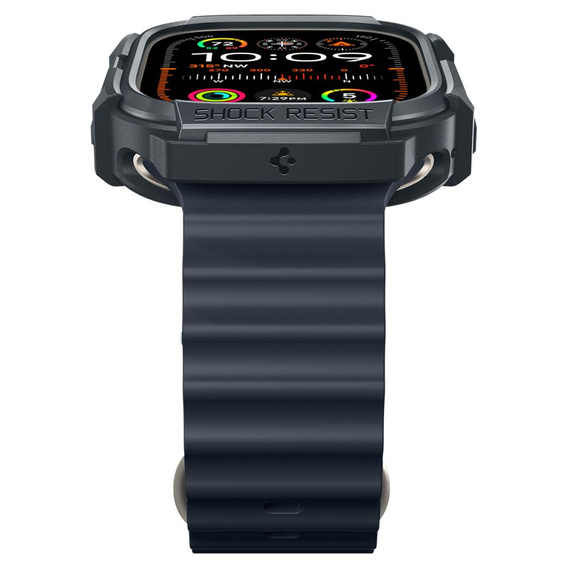 Puzdro Spigen Rugged Armor Dark Gray pre Apple Watch Ultra 1 / 2 (49 mm)