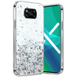 Obal na mobil pre Xiaomi POCO X3 / X3 NFC, Glittery, priehľadné