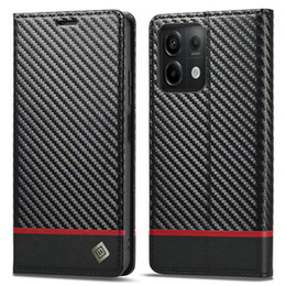 Flipové puzdro pre Xiaomi Redmi Note 13 Pro 4G / Xiaomi Redmi Note 14S / Xiaomi Poco M6 Pro 4G, Carbon LC.IMEEKE, čierne