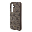 GUESS Obal na mobil pre Samsung Galaxy A55, 4G Charms Collection Hardcase, hnedé