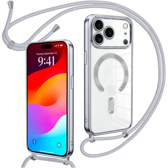 Puzdro Electro MagSafe so šnúrkou pre iPhone 17 Pro Max