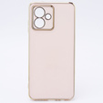 Puzdro pre Motorola Moto G54 5G, Glamour CamShield, ružové rose gold