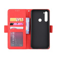 Klapkové puzdro pre Xiaomi Redmi Note 8T, Card Slot, červené