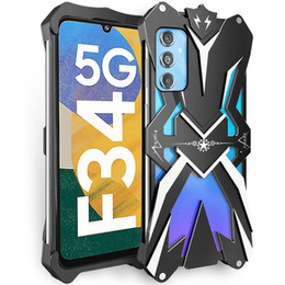 Pancierované puzdro pre Samsung Galaxy M34 5G, Aluminum Alloy, čierne