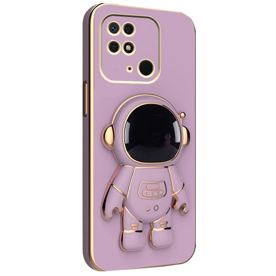 Obal na mobil pre Xiaomi Redmi 10C, Astronaut, fialové