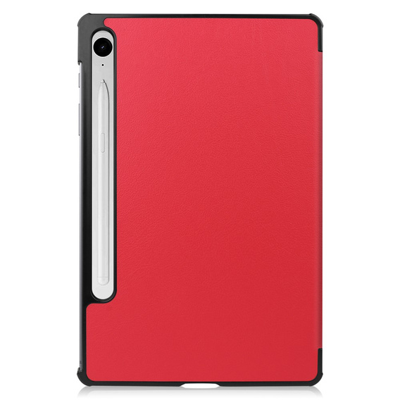 Puzdro pre Samsung Galaxy Tab S9 FE, trojskladové, červené
